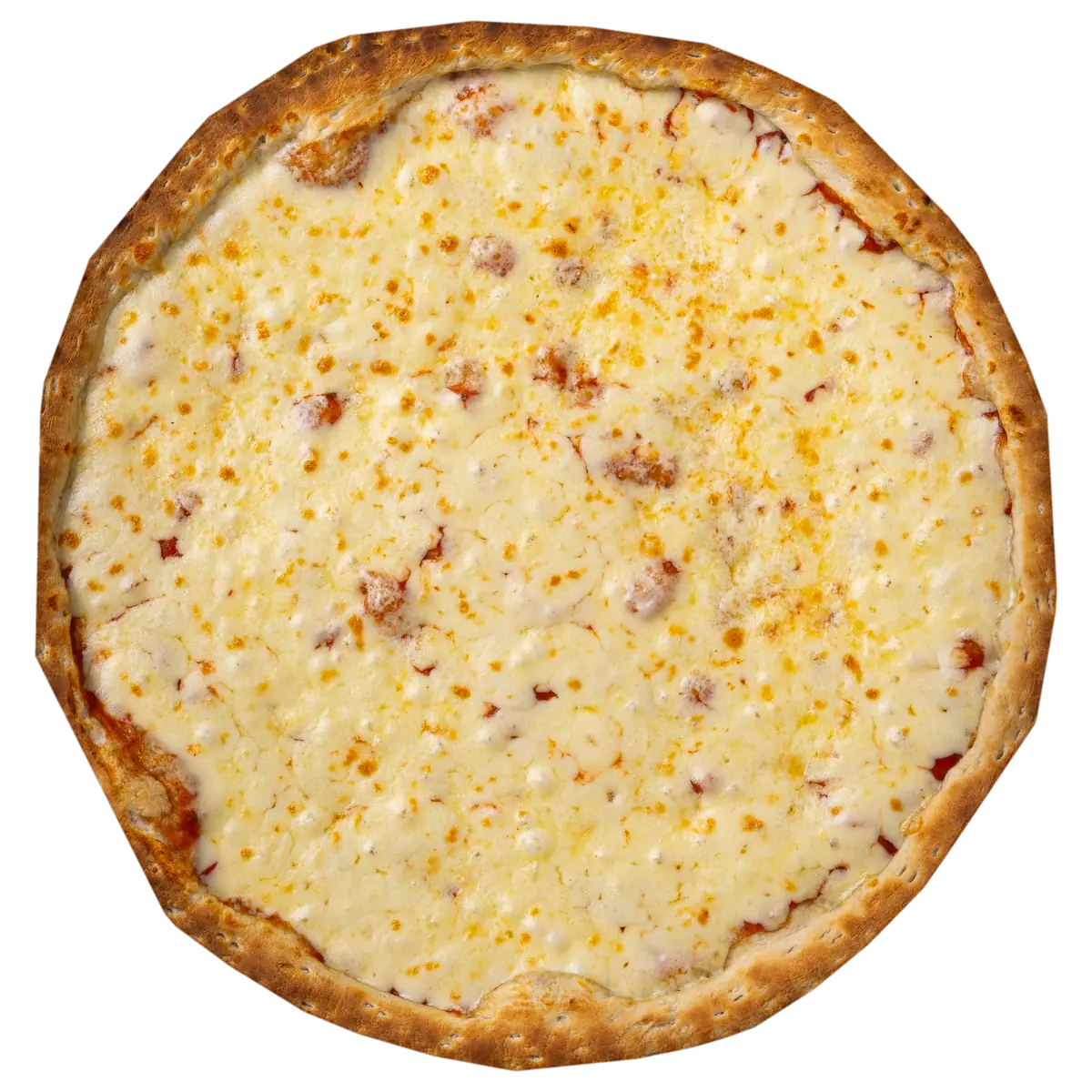 Pizza Doble Queso de Yalus Pizza con salsa pomodoro y doble mozzarella